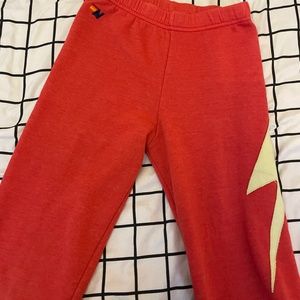 COPY - Pink aviator nation sweatpants with